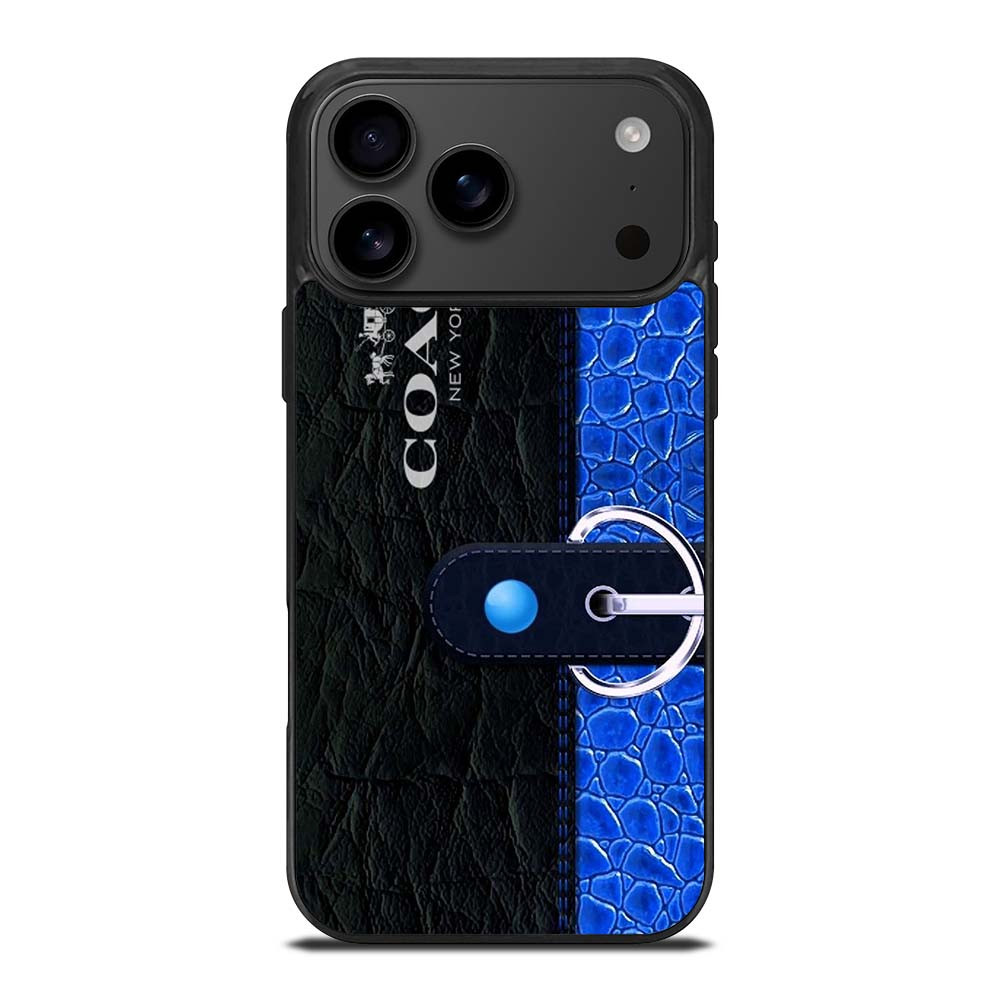 COACH BAG BLUE iPhone 17 Pro Max Case Cover